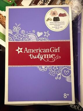 American Girl Purple and Red Decorative Box